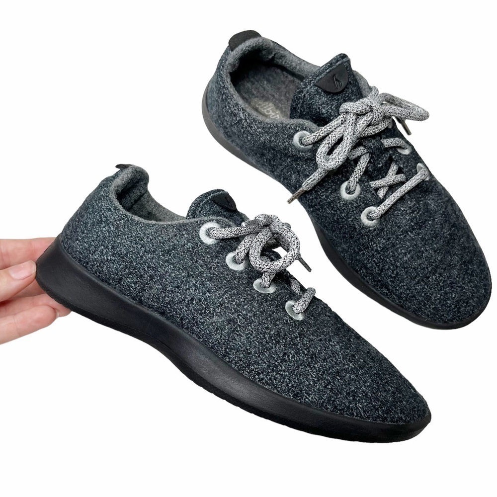 Allbirds Wool Runners Charcoal Gray Black Sz 8